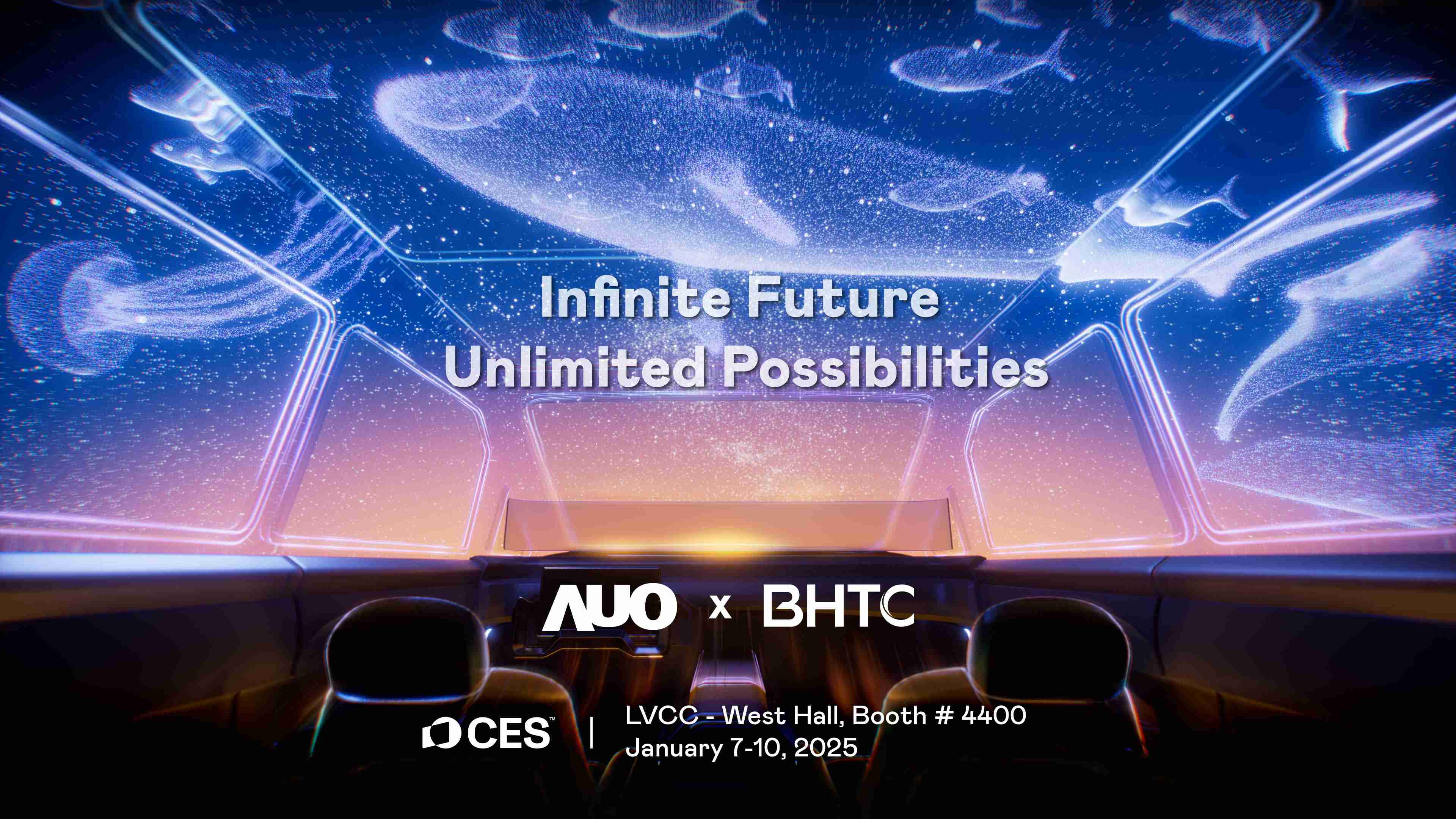 开云电子以Infinite Future, Unlimited Possibilies为主题，，，联合BHTC于CES 2025扩大规模展出